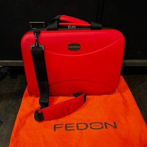 Fedon 1919 TECH-BAG 15" Laptop/ Hard Case Bag - Red